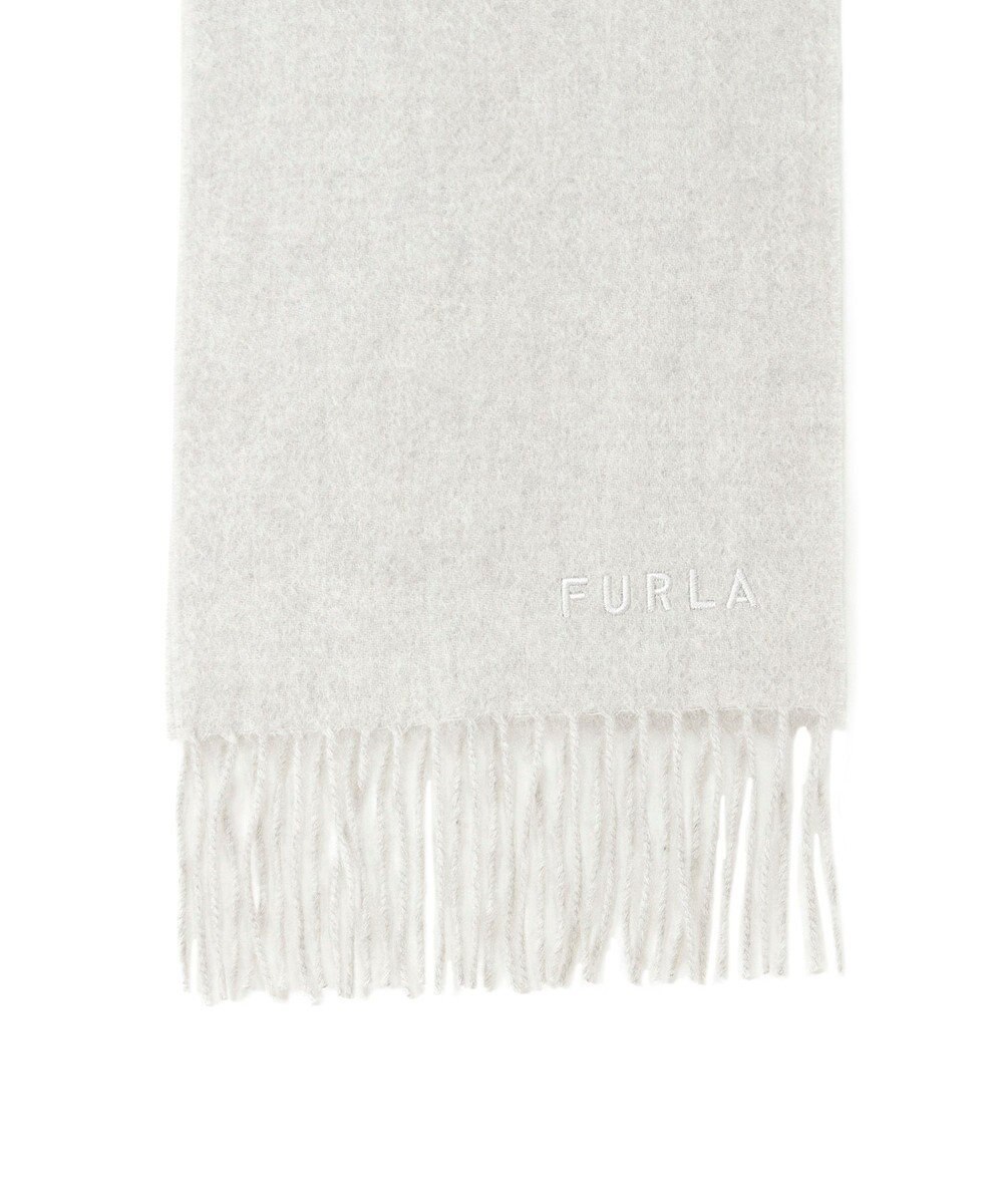 MOONBAT FURLA(フルラ）カシミヤ100％ 無地 プチマフラー 