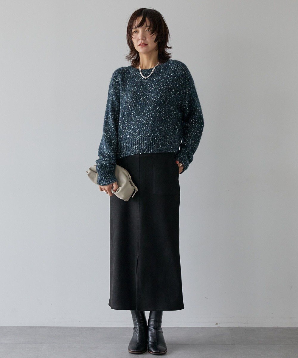 AMERICAN HOLIC ラメmixネップニットプルオーバー 