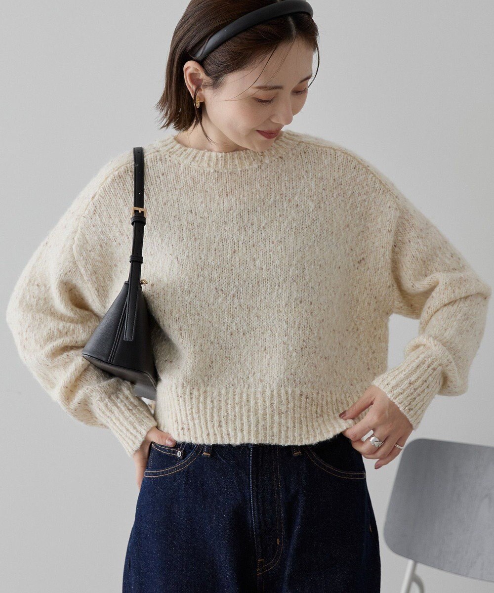 AMERICAN HOLIC ラメmixネップニットプルオーバー 