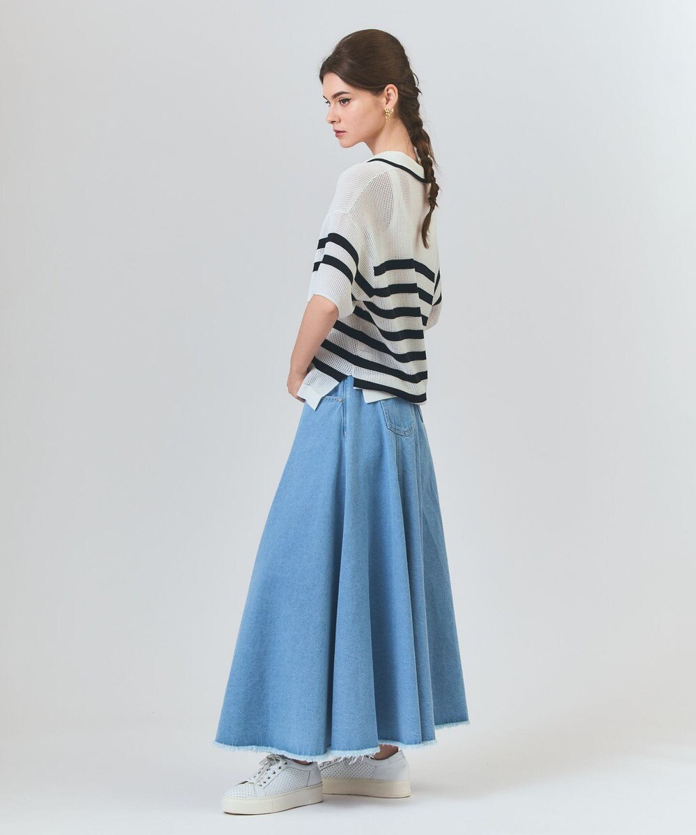 GRACE CONTINENTAL サーキュラーデニムスカート 