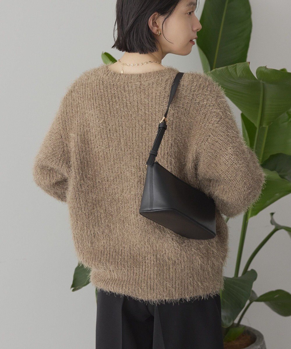 AMERICAN HOLIC 【WEB限定】フェザーゆるニットプルオーバー 