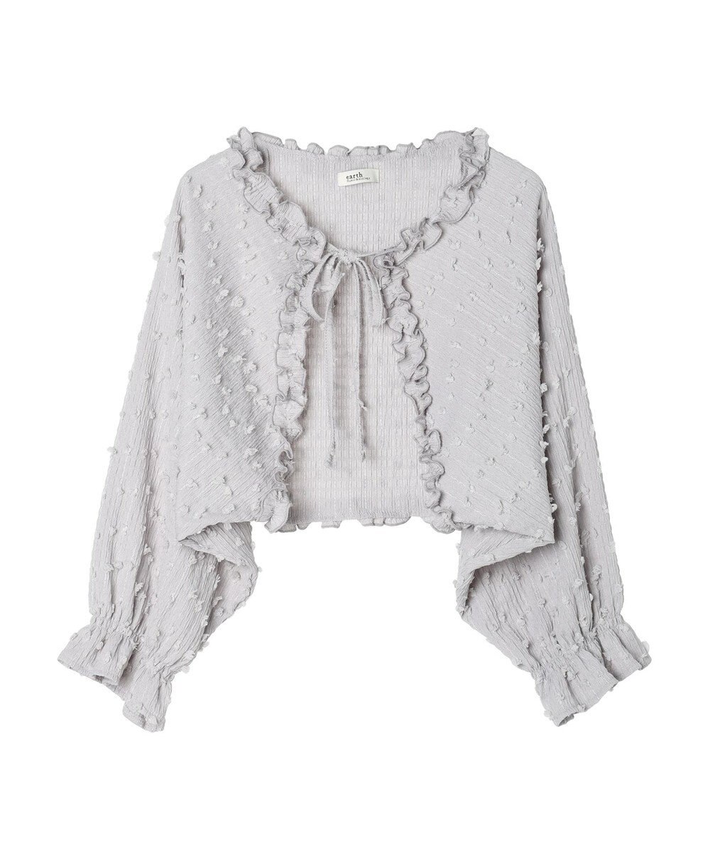 earth music&ecology ふくれジャガードボレロ 