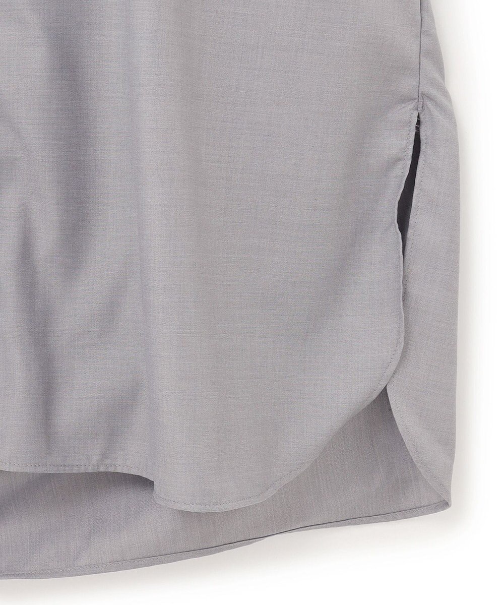 J.PRESS YORK STREET 【WOMEN】バックドレープ シャツワンピース 