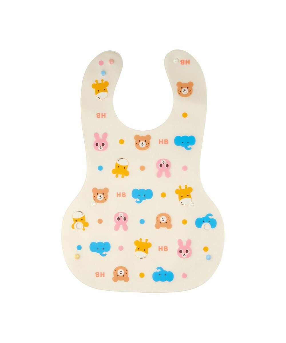 MIKI HOUSE HOT BISCUITS 総柄 お食事スタイ 