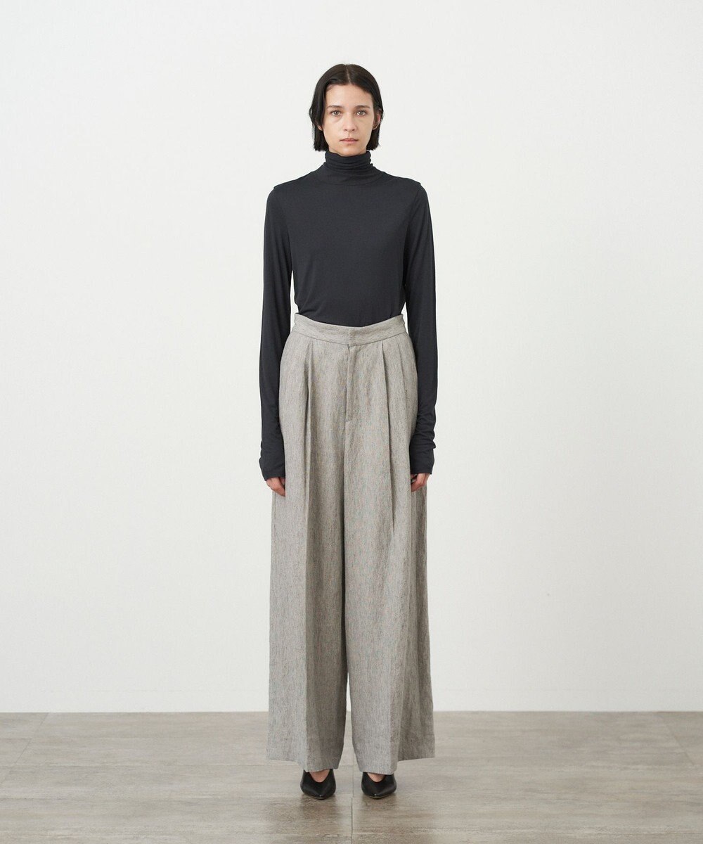 ATON MODAL SILK JERSEY | タートルプルオーバー 