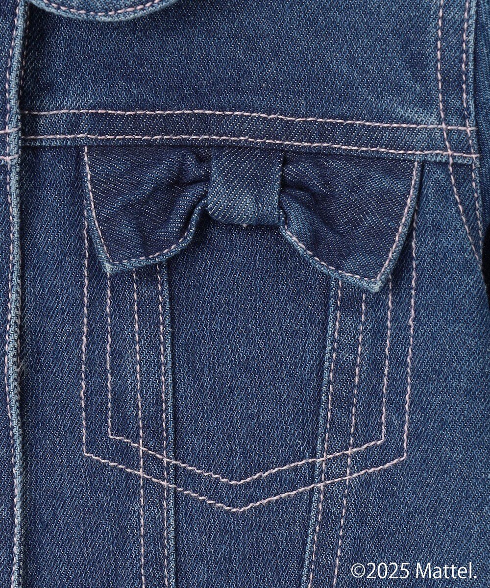 ANY KIDS 【Barbie(TM)】リボン デニムジャケット 