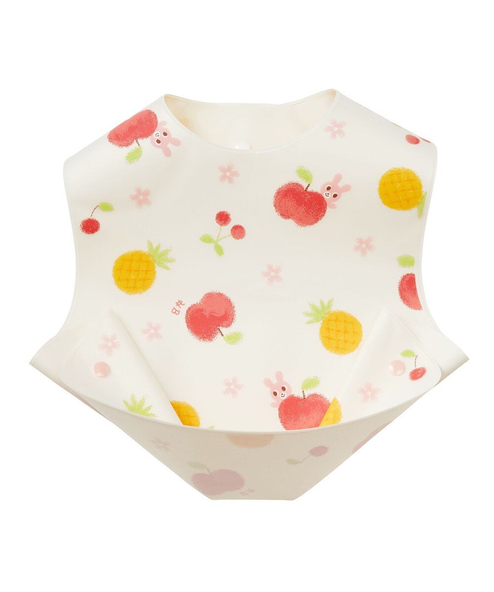 MIKI HOUSE HOT BISCUITS 長袖Tシャツ＆お食事スタイセット【BOX付き】 