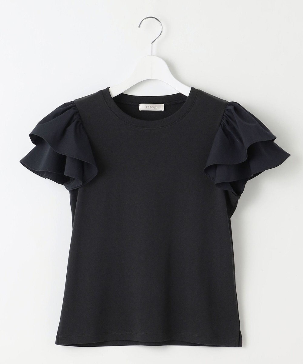 Feroux フリル袖  Tシャツ 
