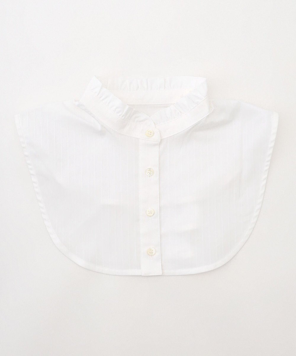 J.PRESS LADIES 【洗える】ハイネック フリル デコカラー 付け襟 