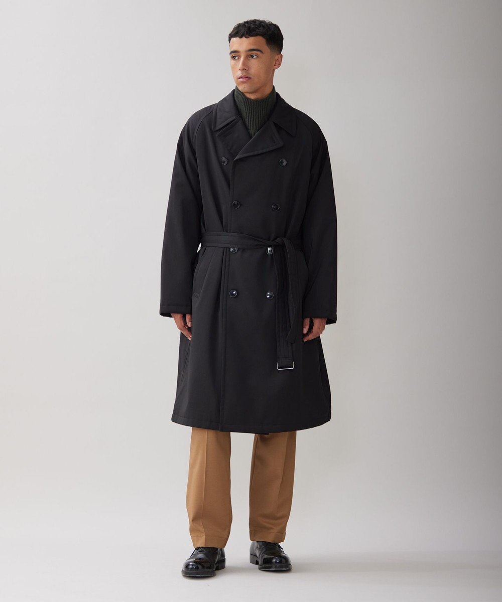 UNFILO MENS 【男女兼用】ウールライクトレンチコート 