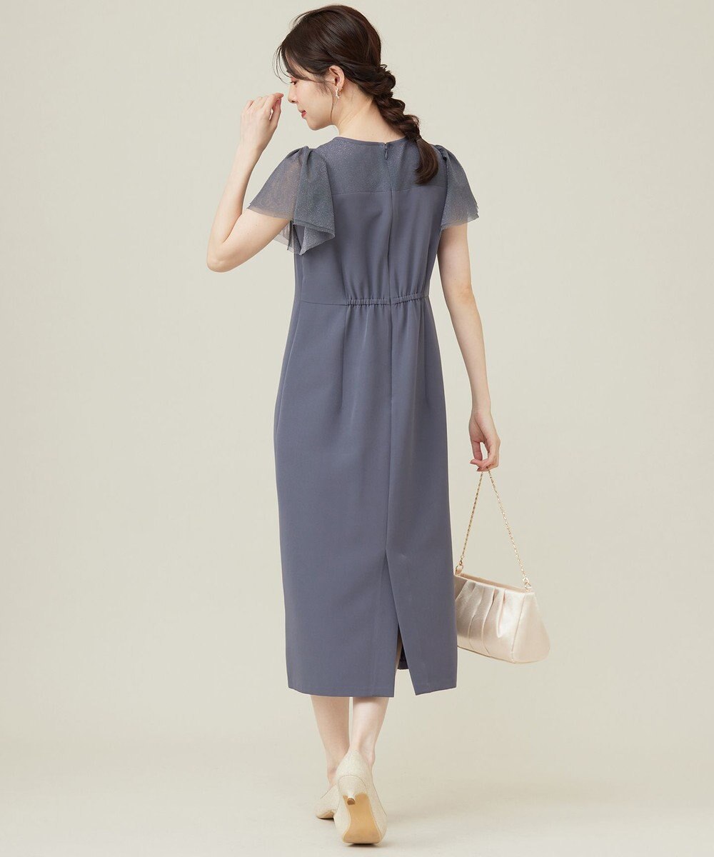 ANY SIS フリルスリーブペンシル ドレス 