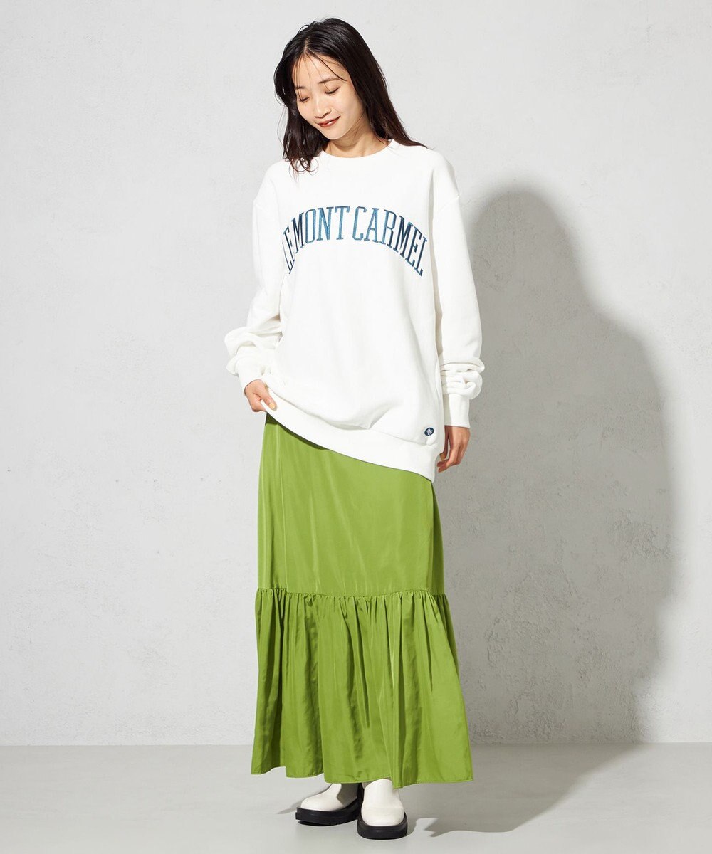 SHARE PARK LADIES 【ウォータープルーフ】　マキシティアードスカート 