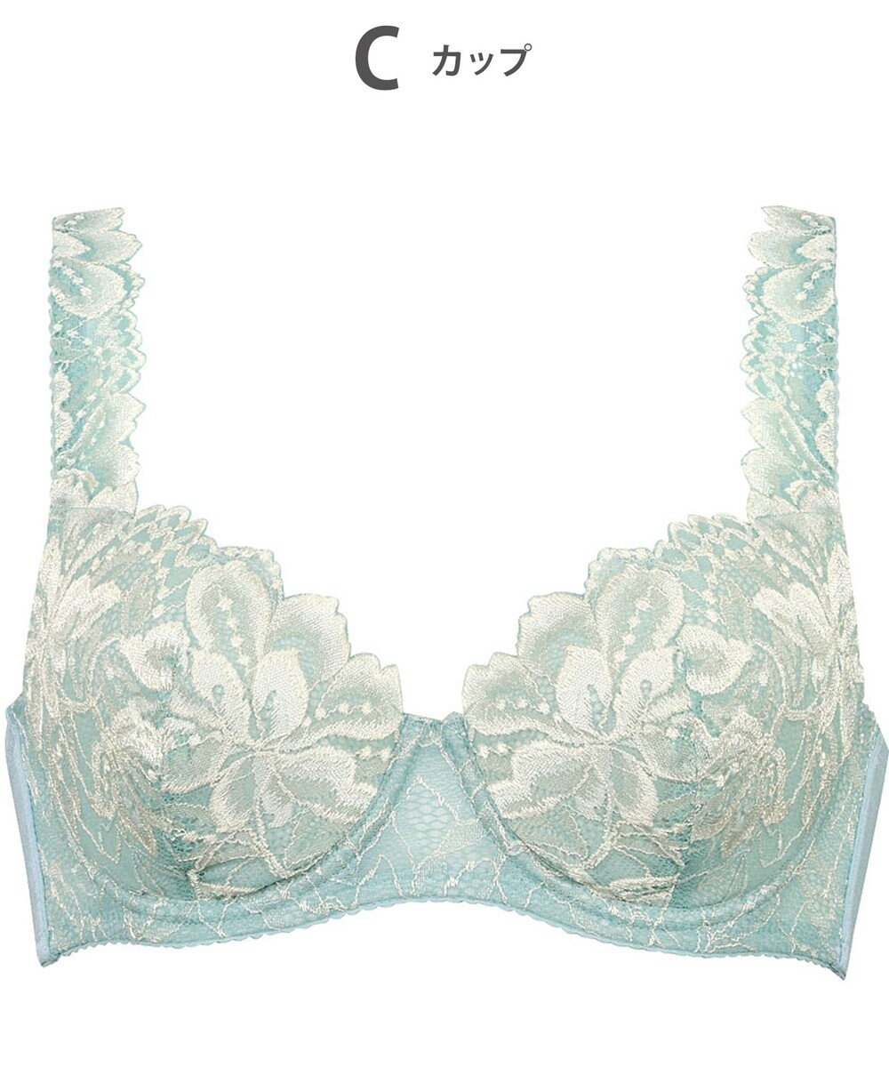 Wing ブラジャー Wing Lesiage 包みこむようなフィット感 安定感のあるつけごこち 肩にくいこみにくい ブラ PB3010 ウイング／ワコール 