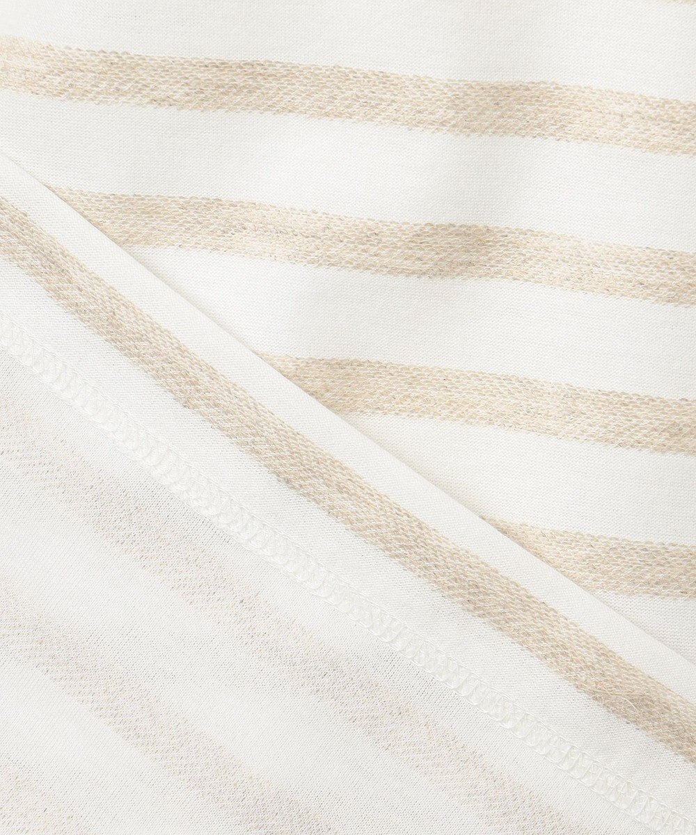 JOSEPH ABBOUD MOUNTAIN 【SPACE】OGリネンボーダー Tシャツ 