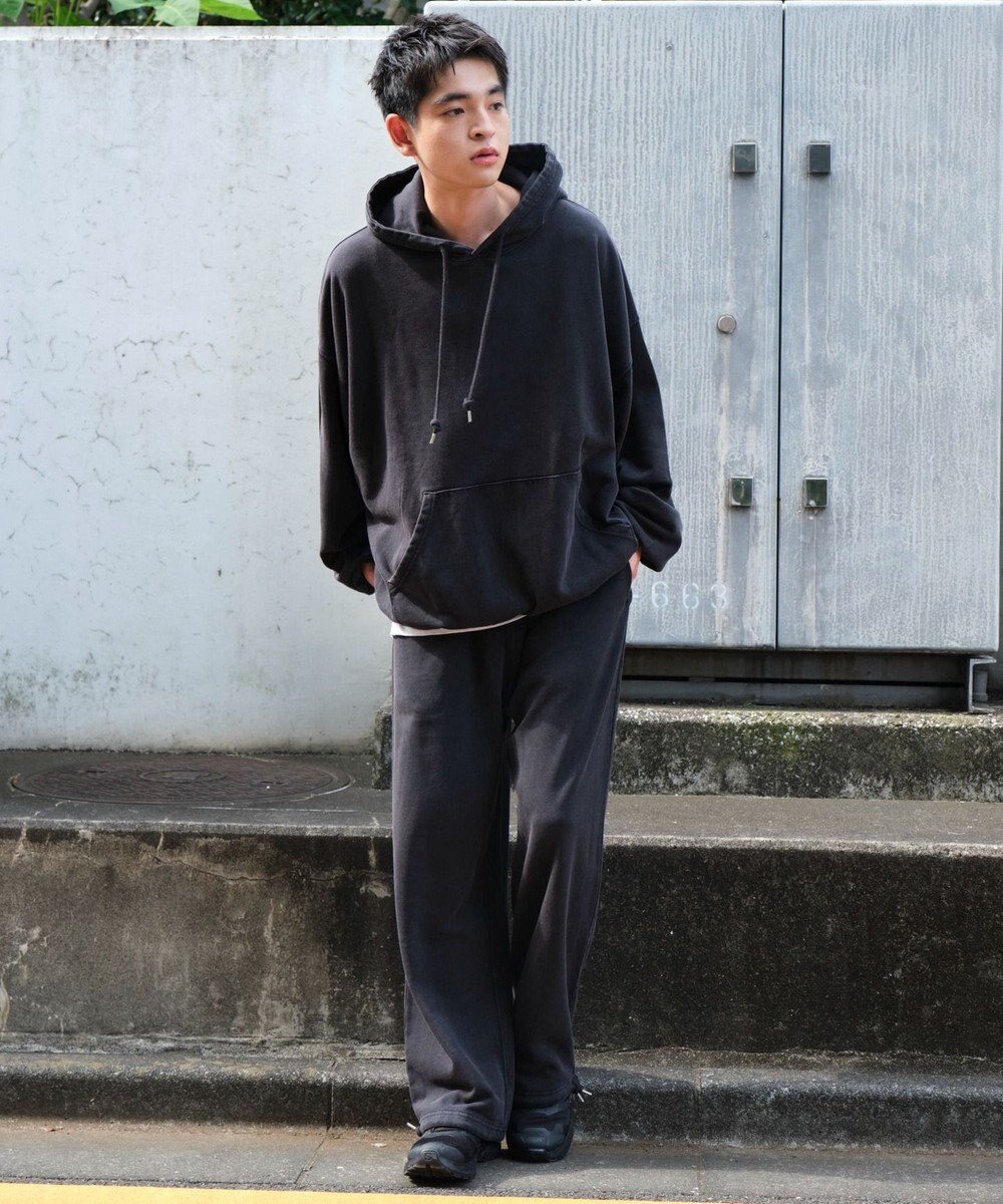 WEGO アシッドウォッシュバルーンパーカー 