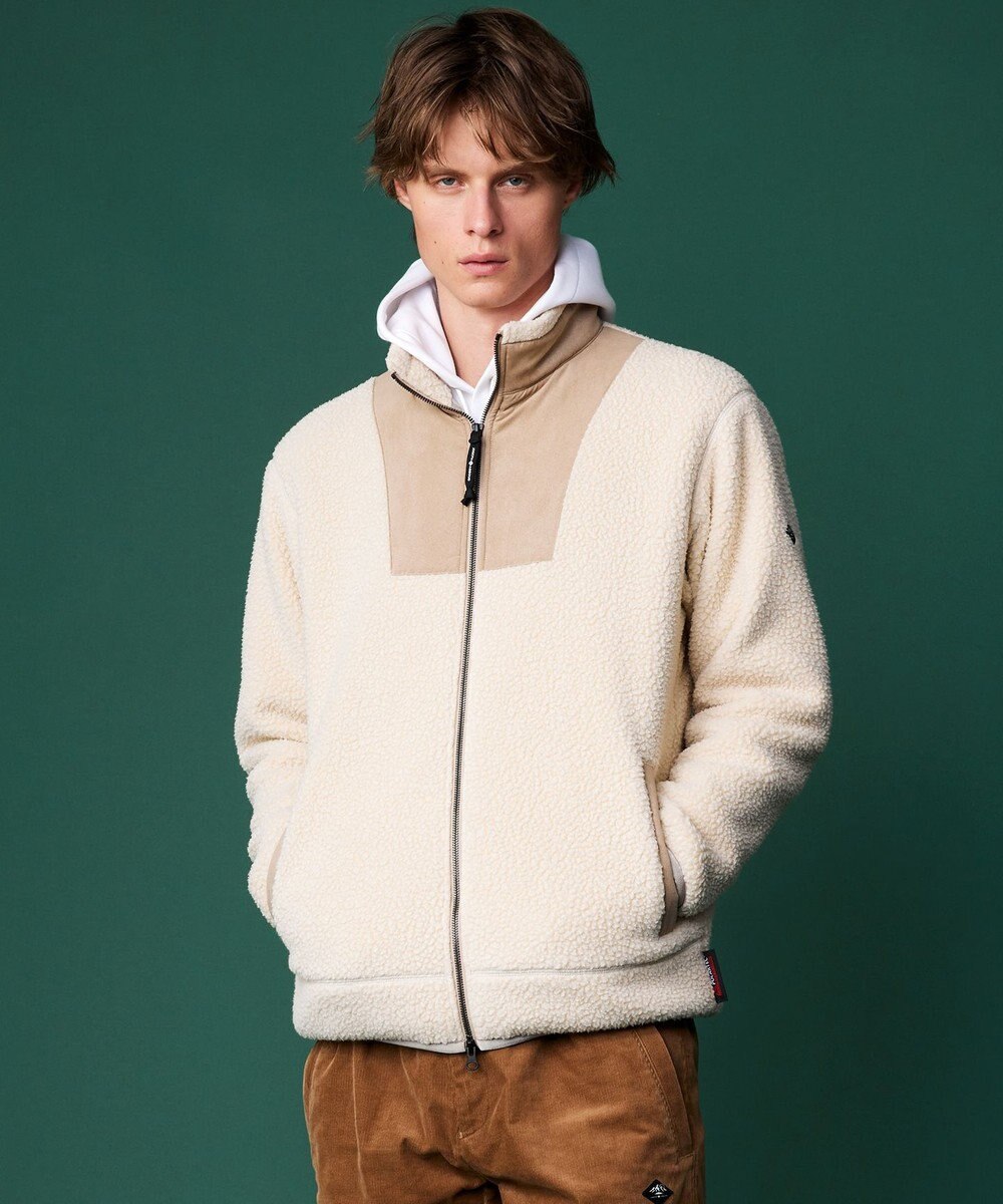 JOSEPH ABBOUD MOUNTAIN 【Eco素材】ポーラテック ボアフリース ブルゾン 