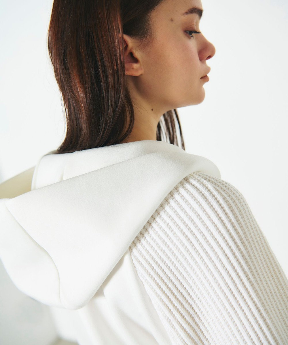 GRACE CONTINENTAL ニットコンビパーカー 