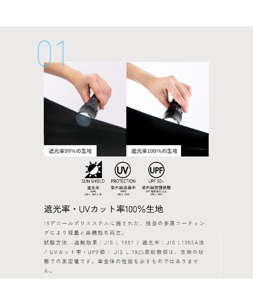 MOONBAT 【遮光100％/超軽量 /雑誌掲載】マジで軽い傘 晴雨兼用折りたたみ日傘 50cm マジカルテックプロテクション 