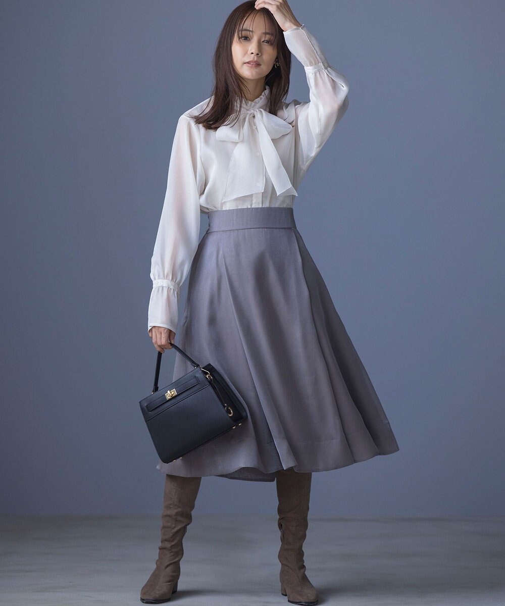 組曲 S シャイニーオーガン フレアスカート 