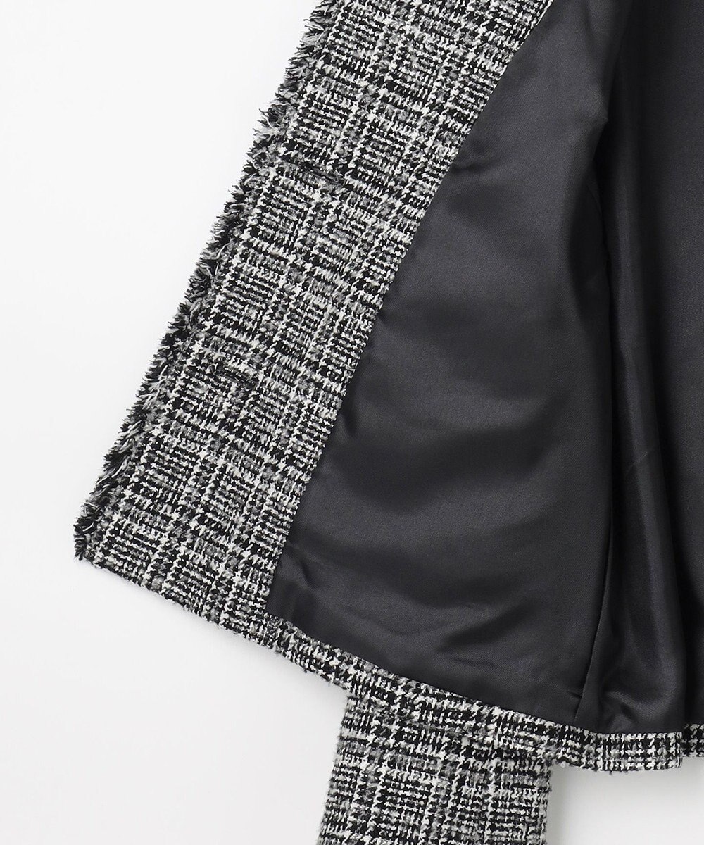 J.PRESS LADIES L Lightループチェック ツイード ジャケット 