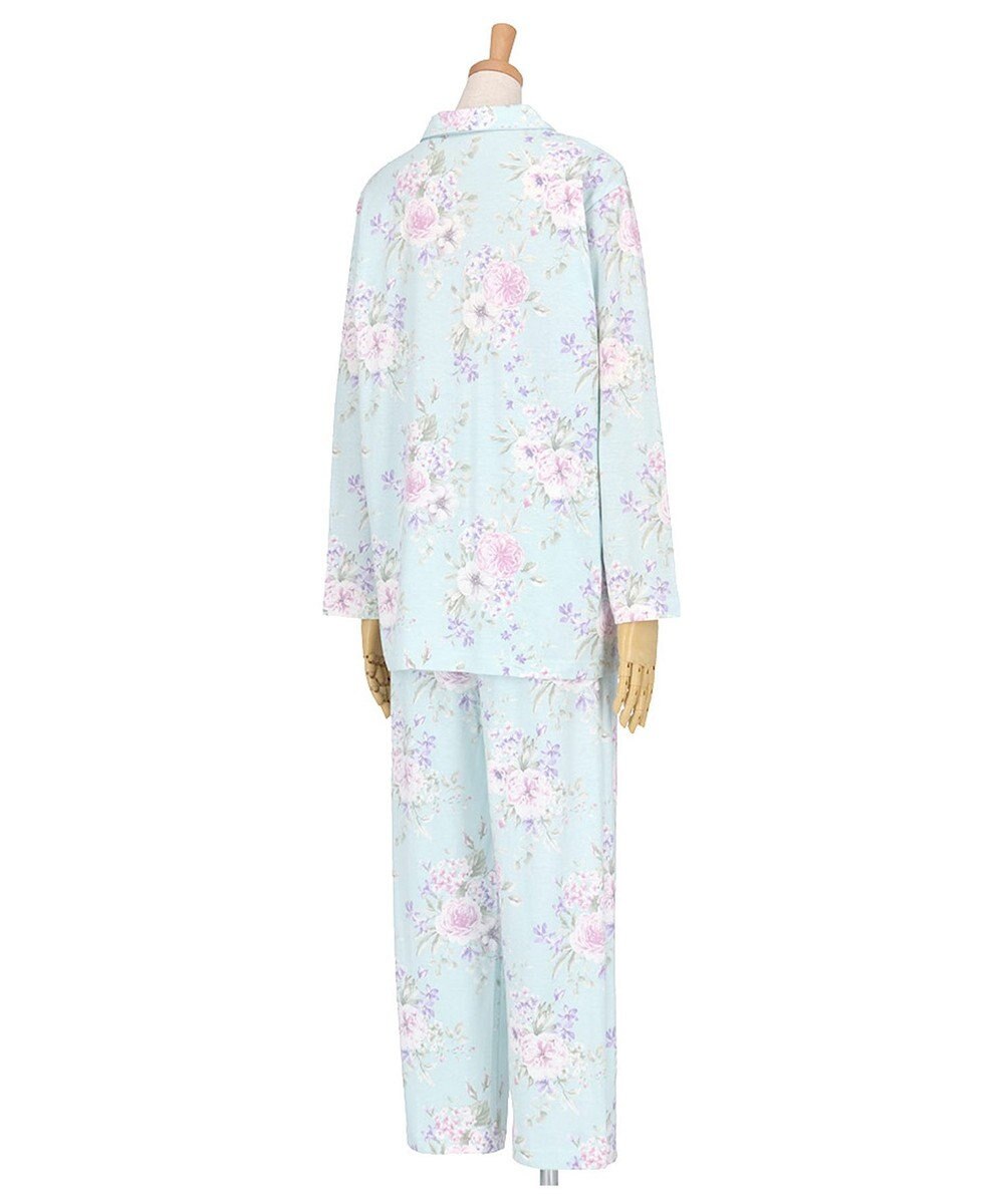 Wing パジャマ 長袖 長ズボン 綿100%(本体) 天竺素材 レディース EP7045 ウイング／ワコール 