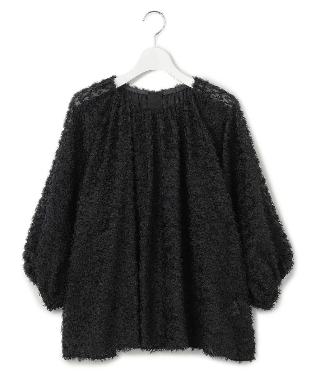 23区 【洗える】へアリ―カットジャカード ブラウス 