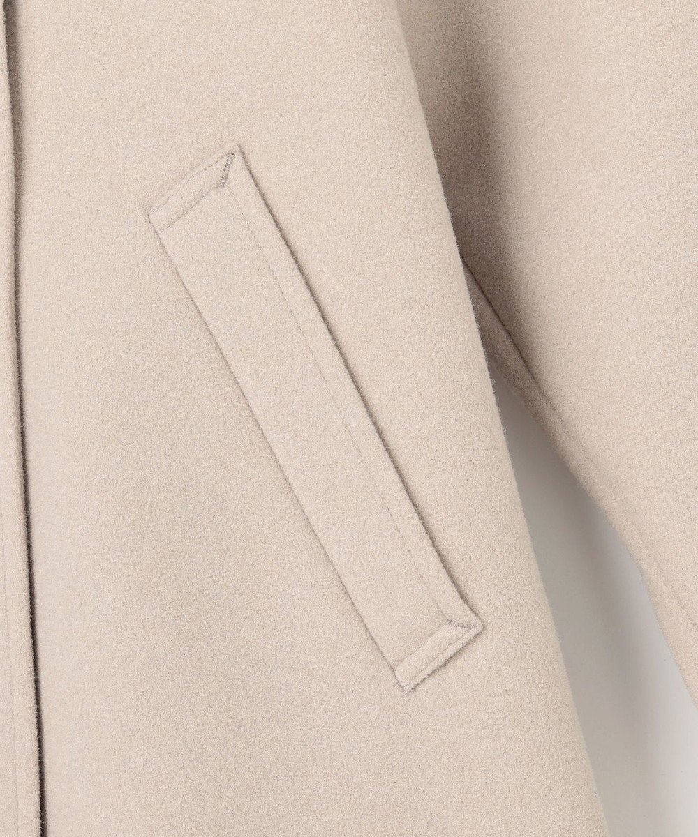 ANY SIS S ウールライクスタンドカラー ミドルコート 