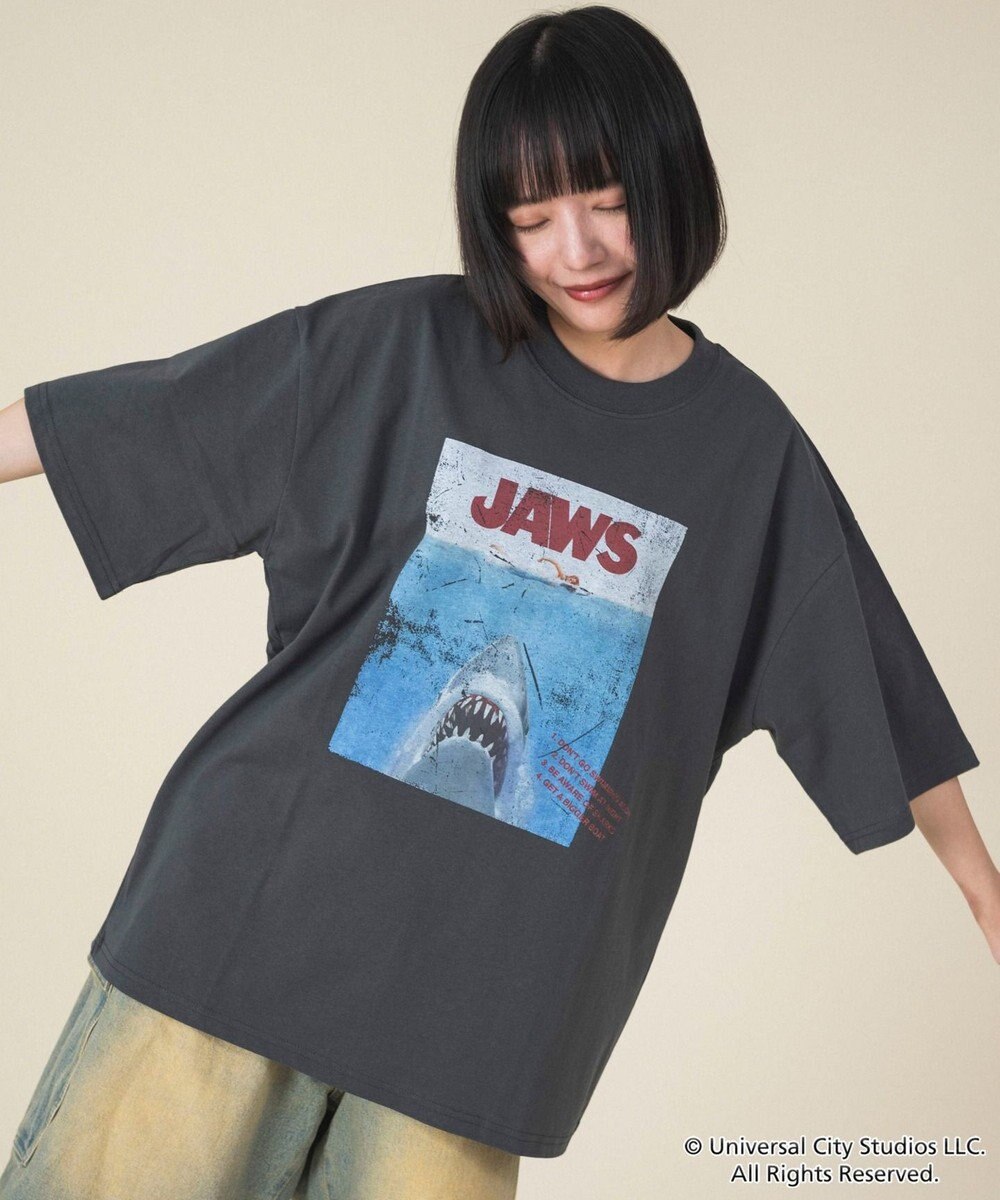 WEGO 【新柄追加/JAWS/ユニセックス着用ITEM/SMLサイズ展開】JAWSグラフィックT（S） 