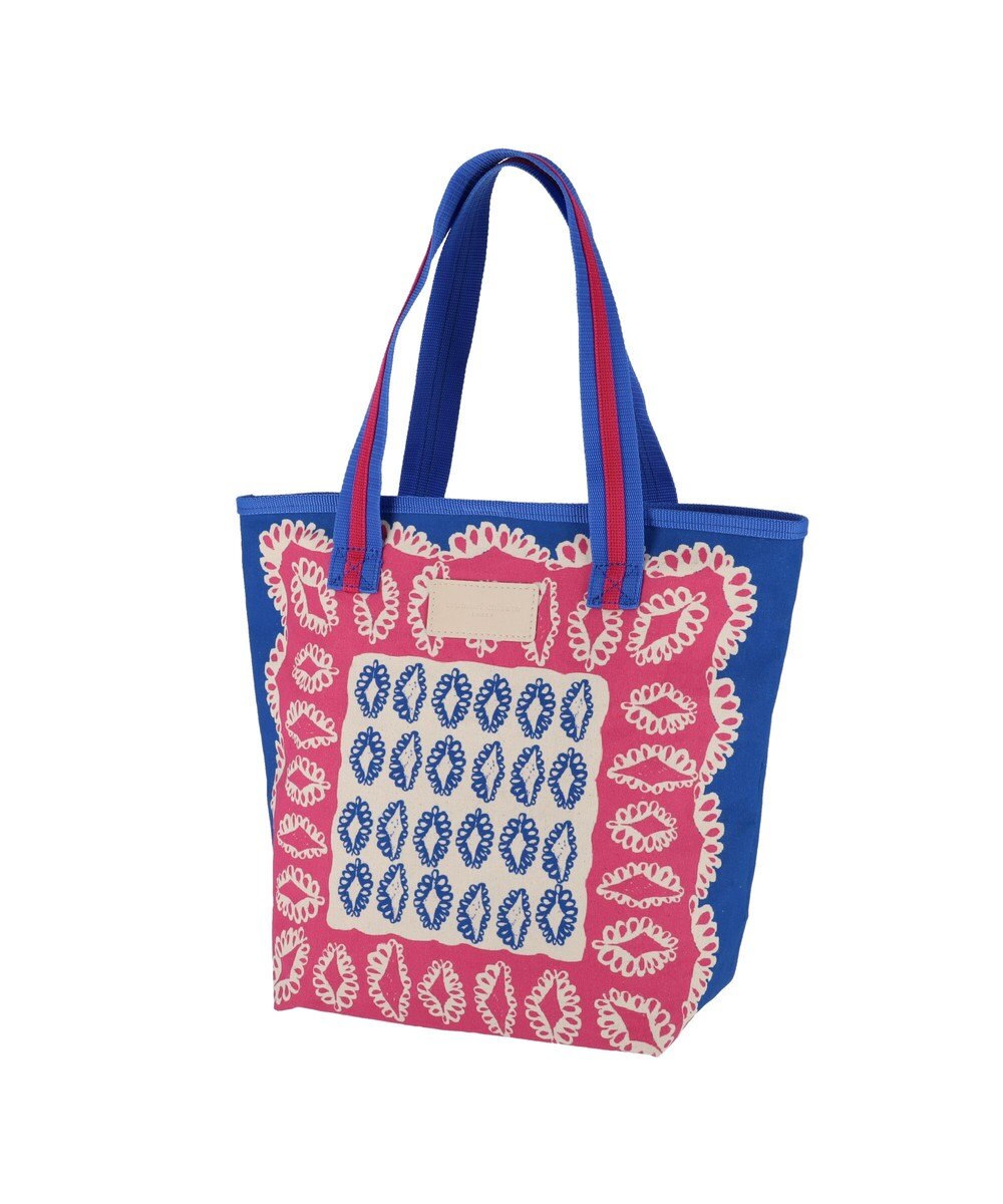 tsumori chisato CARRY ダイヤモンドフラワー トートバッグ リバーシブル 花柄 