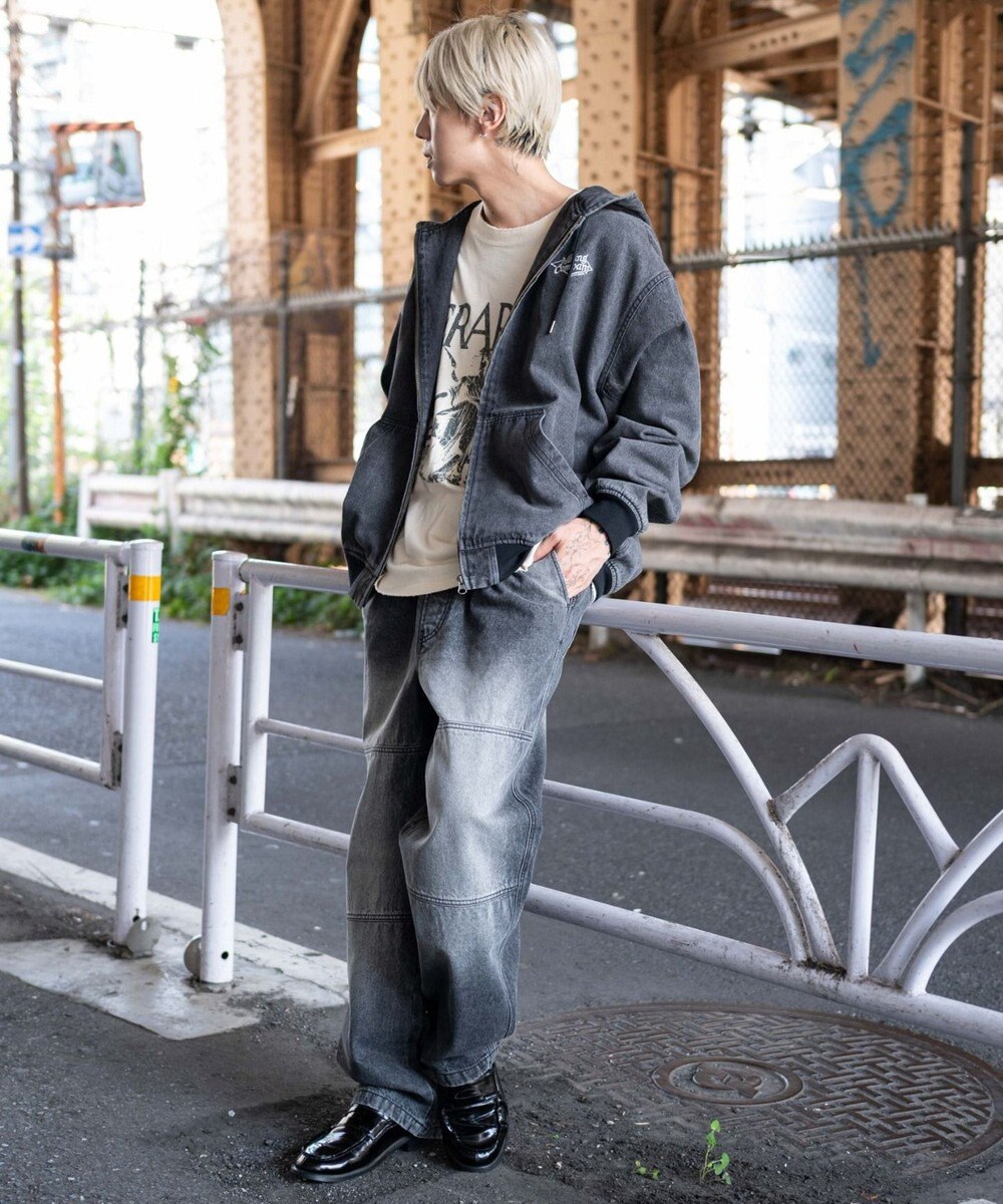 WEGO 【ユニセックス着用ITEM/MLサイズ展開】ワーカーズフードブルゾン 