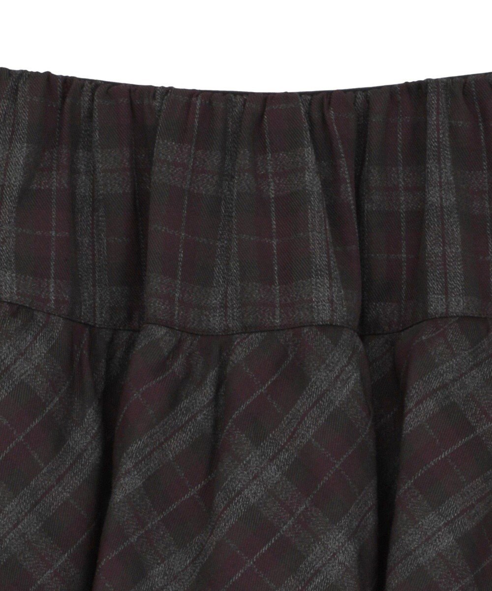 Green Parks ■ＥＳＣＡＲ　チェックペプラムフレアスカート 