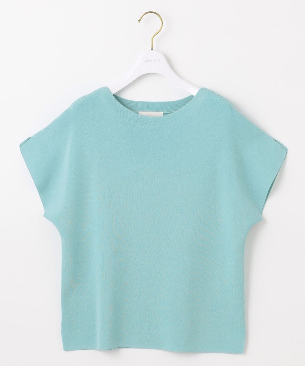 ANY SIS S 【接触冷感・UVカット・洗える】ビューティクール フレンチ ニットＴ 