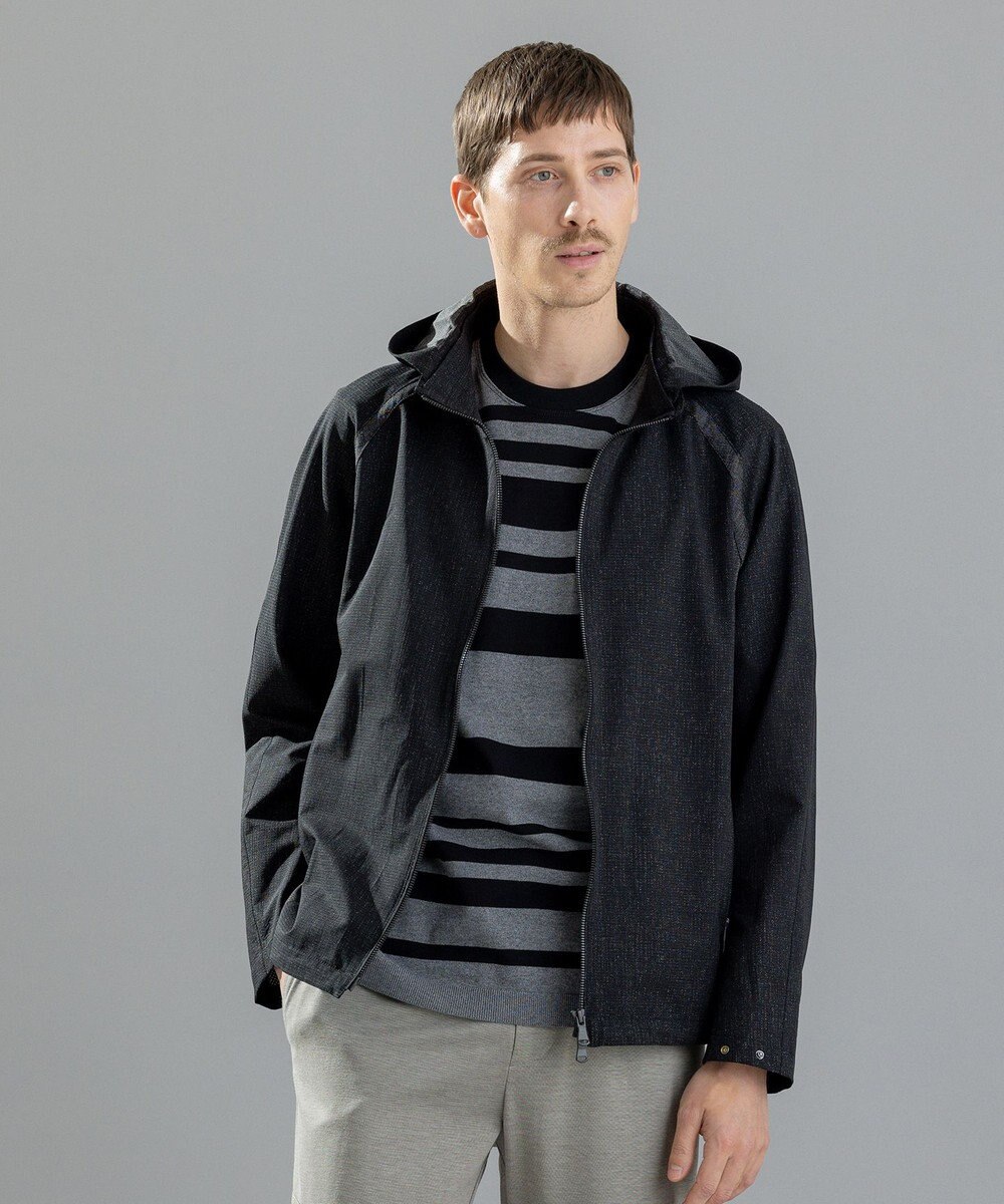 JOSEPH HOMME クールドッツストレッチ　フードブルゾン 