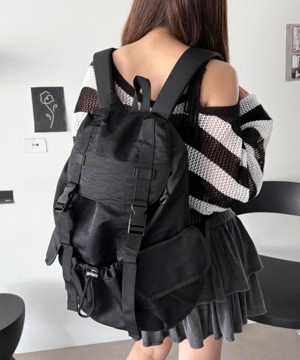 WEGO 【ユニセックス着用ITEM】3ポケットフラップリュック 