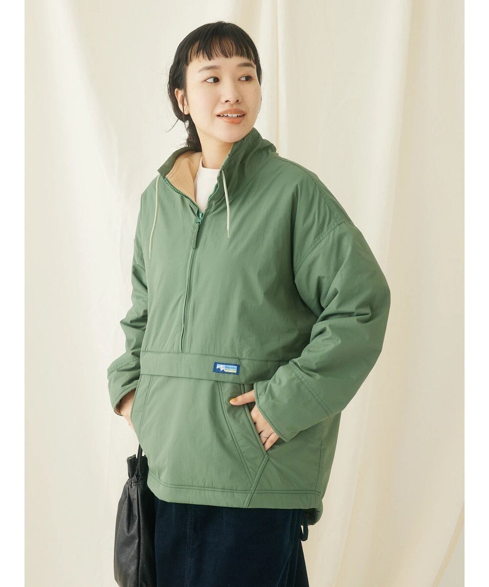 CRAFT STANDARD BOUTIQUE ナイロン×裏フリースアノラックブルゾンＬ／Ｓ 