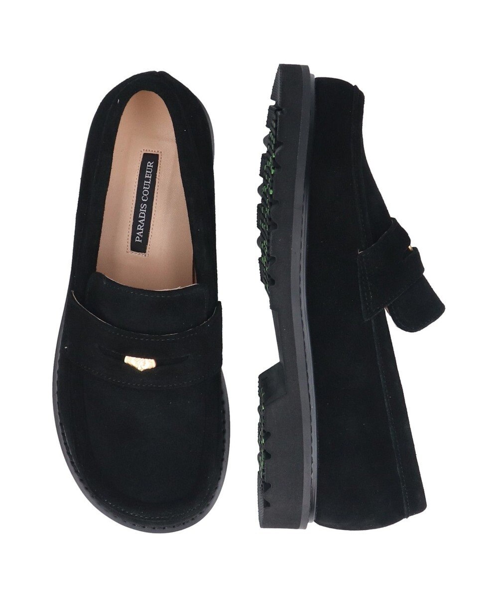 Bridget Birkin 【PARADIS COULEUR】オブリークトウペニーローファー 