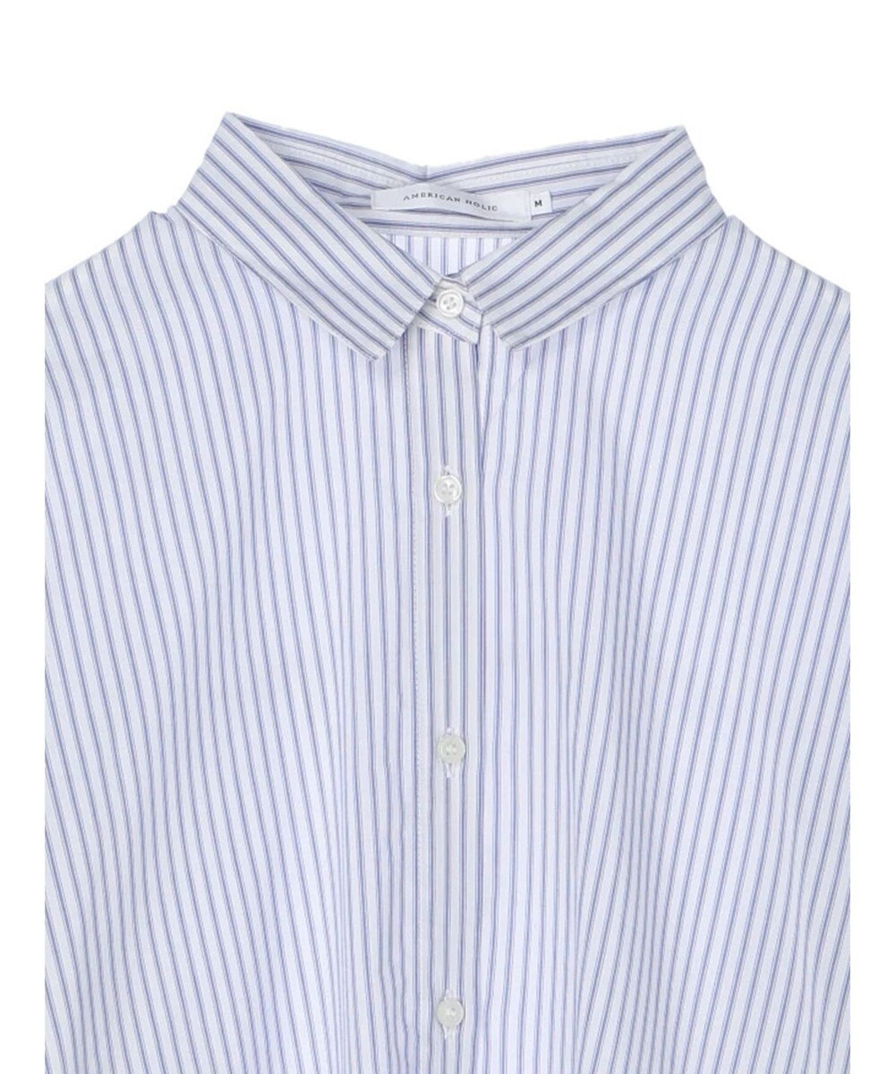 AMERICAN HOLIC 接触冷感バックギャザーシャツ 