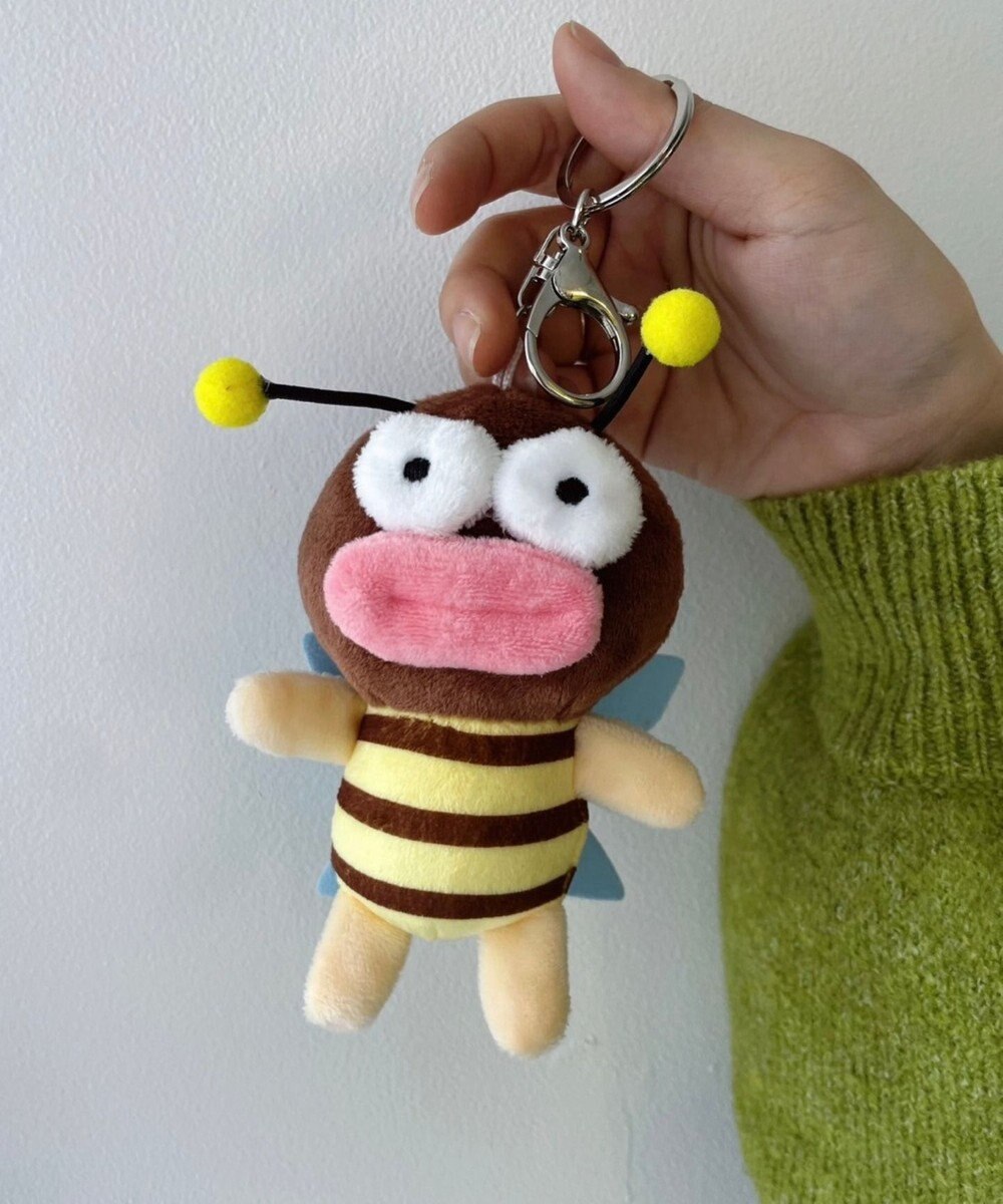 WEGO スリムたらこみつばちぬいぐるみキーホルダー 