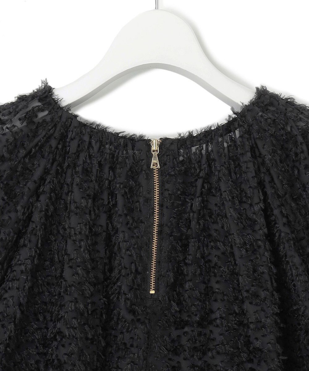 23区 【洗える】へアリ―カットジャカード ブラウス 