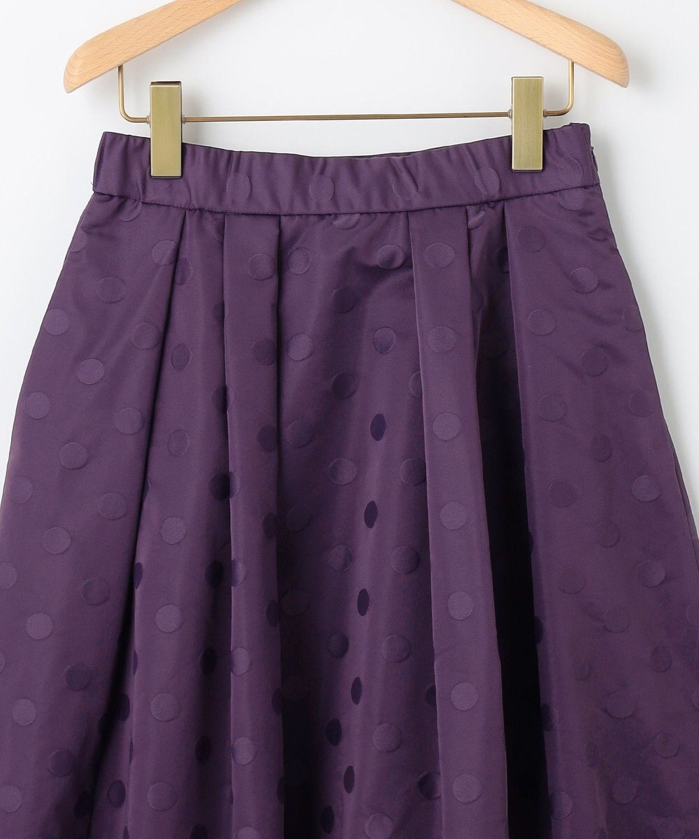 組曲 ドットジャガード フレア スカート 