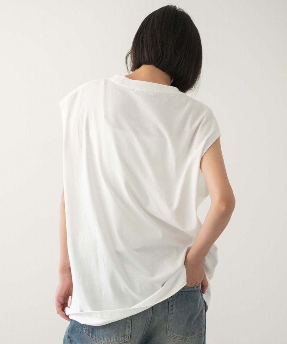 WEGO 【ユニセックス着用ITEM/MLサイズ展開/綿100%】スリーブレスコットンT 