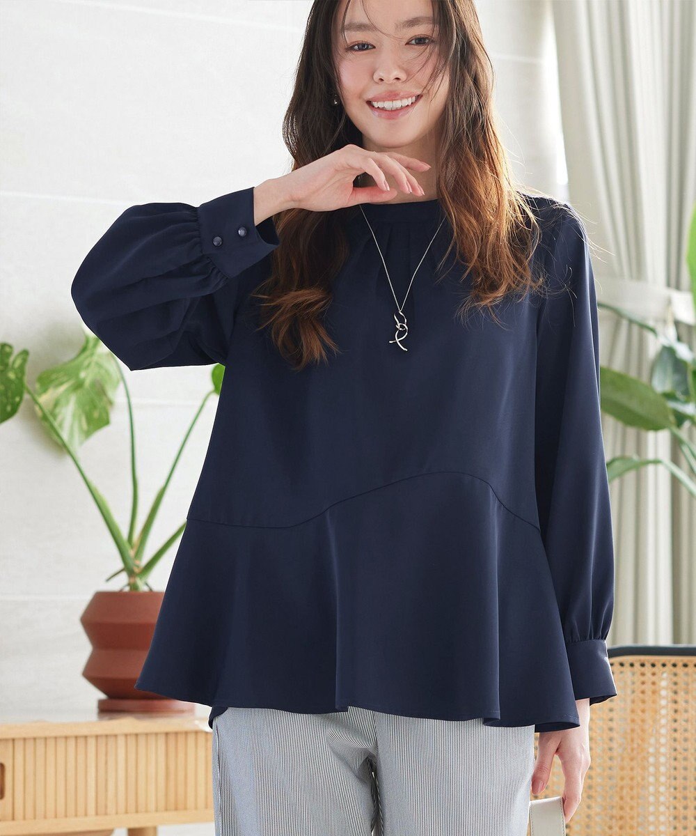 Tiaclasse L イレギュラーヘムブラウス 
