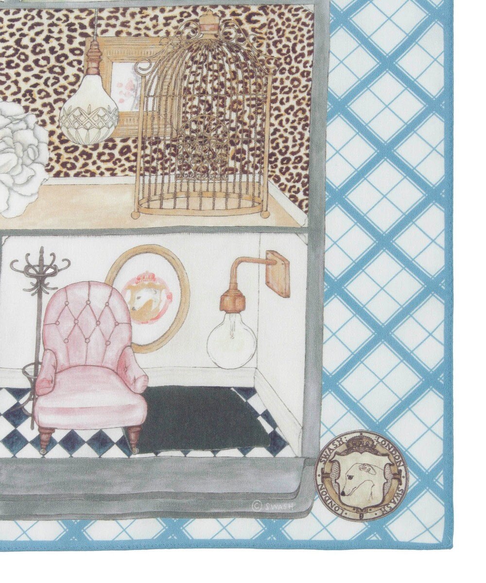 MOONBAT SWASH LONDON(スウォッシュロンドン） コットンハンカチーフ DOLLSHOUSE SURREALIST 52×52 日本製 