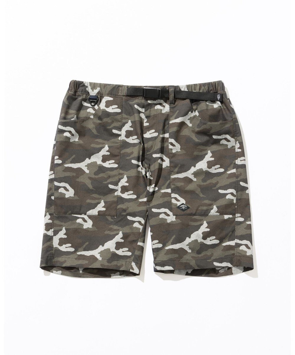 JOSEPH ABBOUD MOUNTAIN 【CREA掲載・ストレッチ/軽量/撥水】 エンボスカモフラージュ ショーツ 