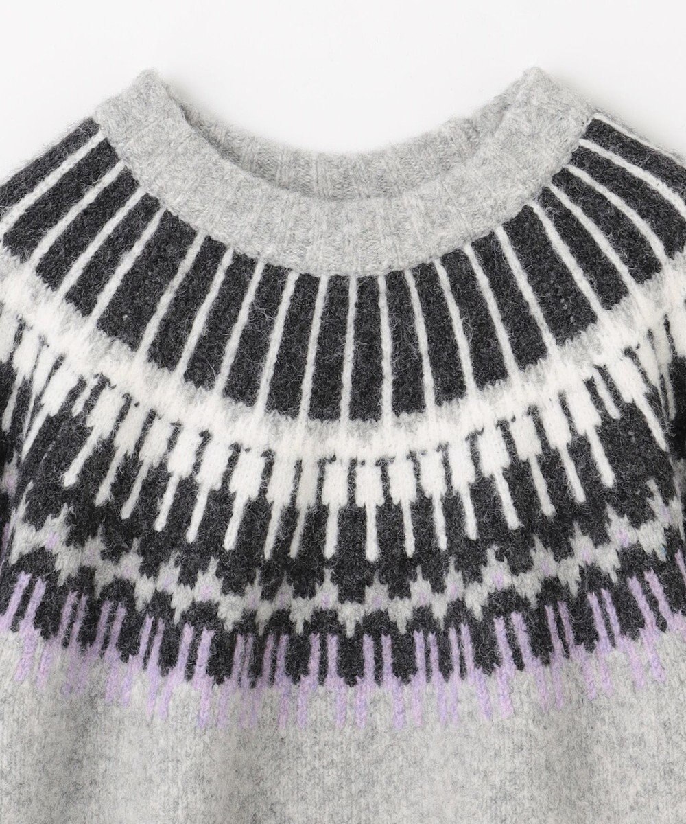 ANY ノルディックパターンニット 