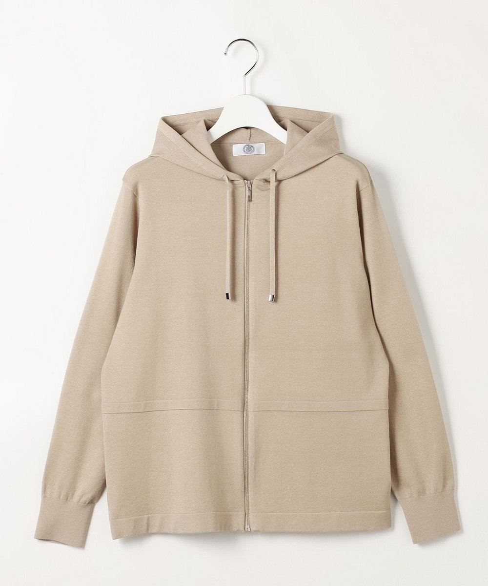 J.PRESS LADIES L Hood Cardigan ニット パーカー 