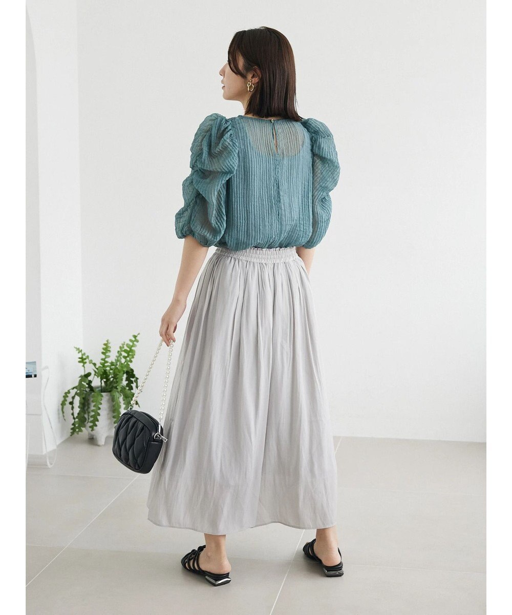 Green Parks ・ＡＮＤ　ＳＥＡＲＣＨ　シアーパワーショルダーブラウス 