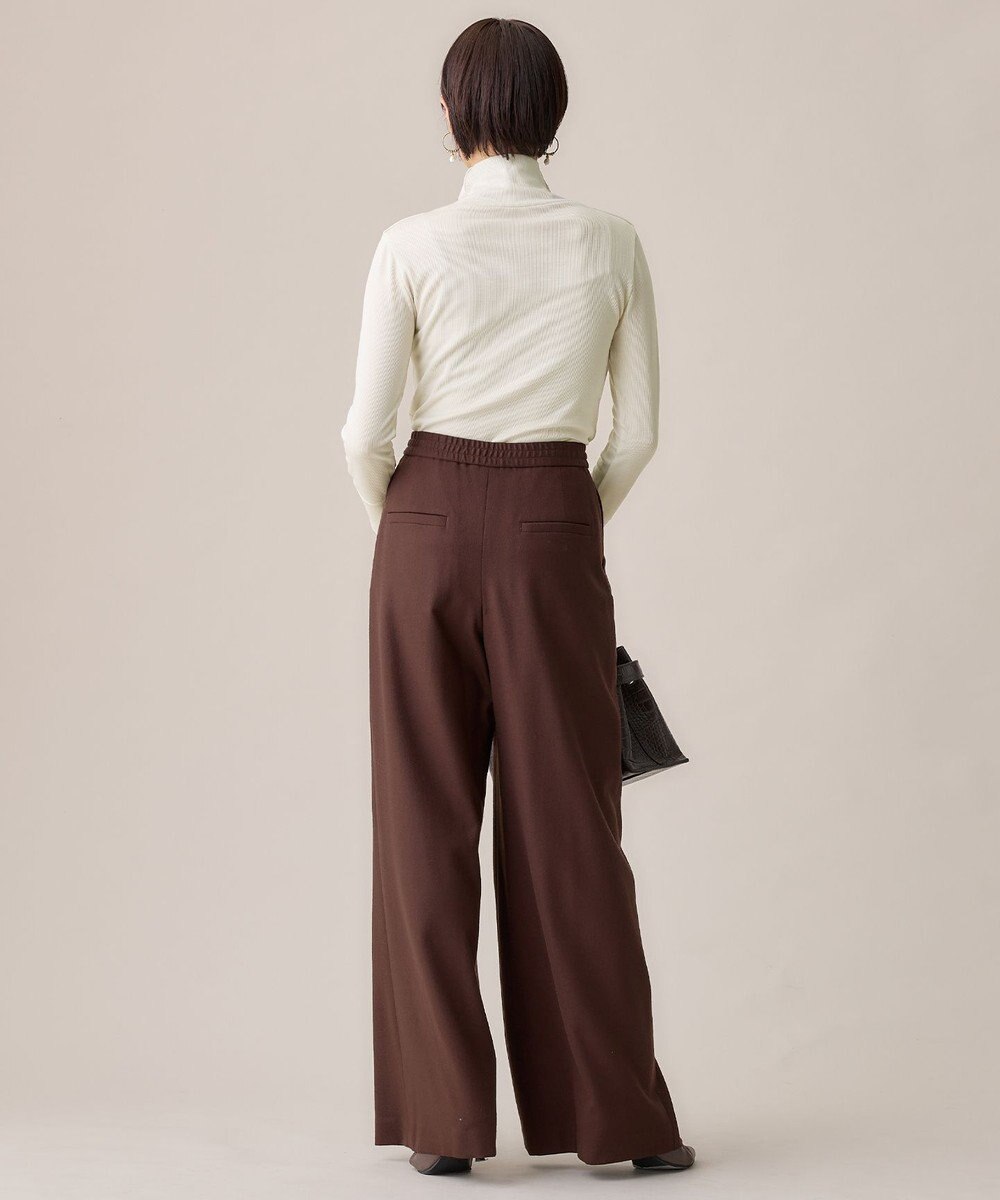 自由区 ウールサキソニーワイド パンツ 