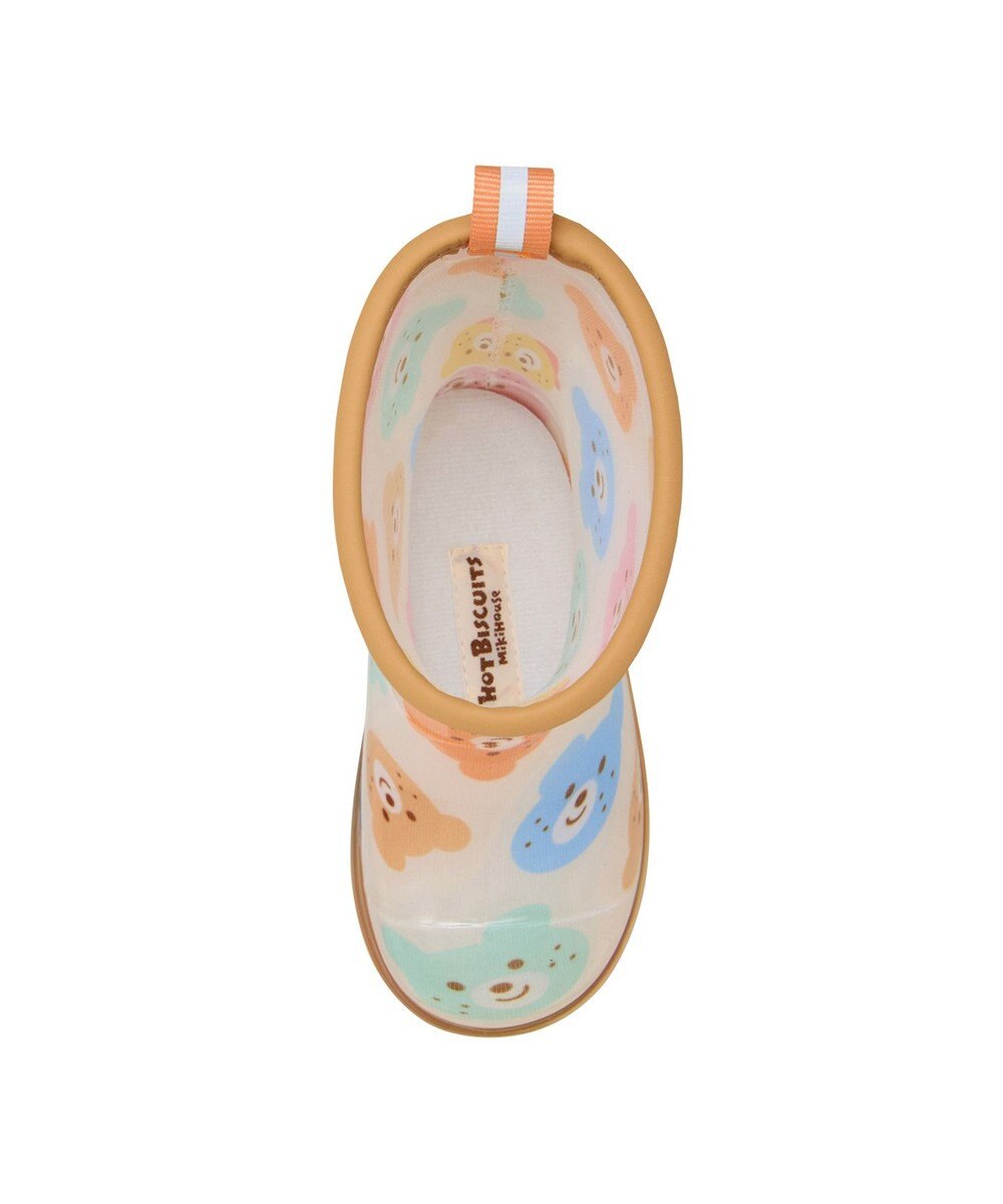MIKI HOUSE HOT BISCUITS 【13-18cm】 カラフルビーンズ 総柄レインブーツ 