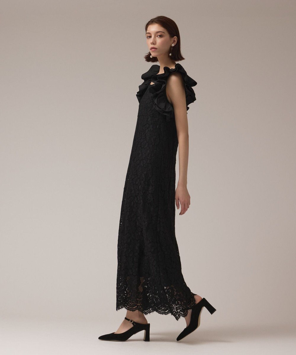 GRACE CONTINENTAL フリルレースワンピース 